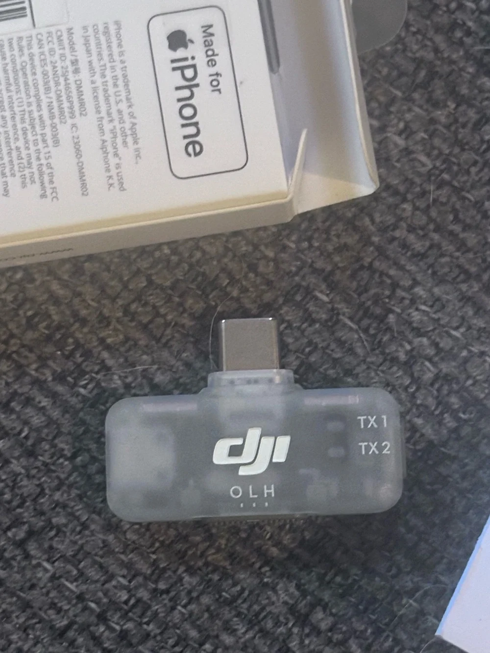 DJI Mic Series Mobile Receiver iPhone